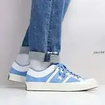 CONVERSE ONE STAR 北卡藍 藍白 學院風 麂皮 復古休閒百搭帆布鞋 167134C男女鞋XZ1