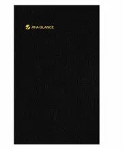 AT-A-GLANCE Undated Website Address Book and Password Keeper, Black, 3.63 x 6.13