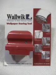 Wallwik Wallpaper Scoring Tool Red - Wallpaper & Paste Remover System - NEW NIP