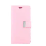 iPhone 12 Pro Compatible Case Cover With Premium Rich Diary - Pink
