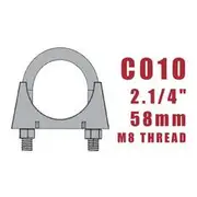 Aunger U-Bolt Clamp M8 X 57Mm - C010