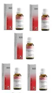 Dr. Reckeweg R81 - 22ml Homeopathic Natural Support for Digestive Health 5pack