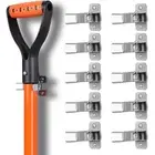 10Pcs Shovels Holders Wall Mounted Rakes Hangers for House Outdoor Cupboards