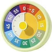 Generic Visual Desktop Timer Baking Alarm Clock Home School Supplies Ens Task Reminder Clock, Green