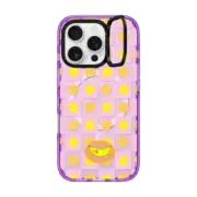 iPhone 16 Pro Impact Ring Stand Case MagSafe Compatible Checkered Summer
