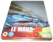 Le Mans '66 - Matt Damon - Rare New Sealed 4K Ultra HD Blu-Ray Steelbook Edition
