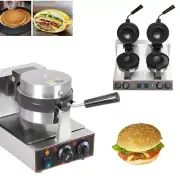 UFO Hamburger Waffle Maker Ice Cream Machine Panini Press Baker 1200W 110-240V