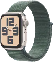 Apple Watch SE GPS 40mm Starlight Aluminium - Lake Green Sport Loop