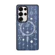 Galaxy S25 Ultra Impact Magnetic Case Mystery universe and space stars icons