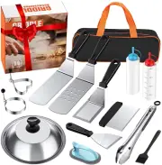 BBQ Set Grilling Tool Kit for Blackstone Griddle Accessories,14 Pieces BBQ Gridd