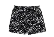 Vineyard Vines Shorts Girls L/14 Animal Print Black White Elastic Tie Waist NWT