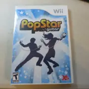 Nintendo Wii POPSTAR GUITAR Game New