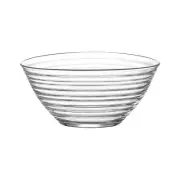 Derin Glass Serving Bowl Clear Nesting Kitchen Mixing Bowls 300ml 12cm