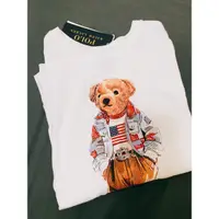 在飛比找蝦皮購物優惠-全新Polo Ralph Lauren 泰迪熊款式 小孩白色