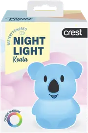 Crest Kids Multi-Coloured Rechargeable Night Light Koala