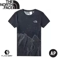 在飛比找蝦皮商城優惠-【The North Face 男 吸濕排汗短袖上衣《深海黑