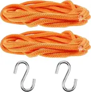 Abaodam 1 Set Hammock Straps with Buckle Durable Outdoor Rope for Hanging Chairs Camping Travel Heavy Duty Connection Easy to Install Hammock Supplies