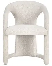Classic Home Archie Polyester Fabric Upholstered Dining Chair