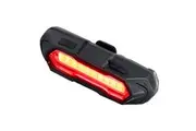 Sansai 9cm USB Rechargeable Bicycle Bike Tail Light w 5 Red White Modes