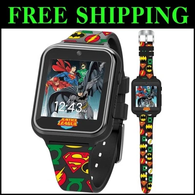 Justice League Touchscreen Smartwatch for Boys & Girls: Fun & Learning on the Go