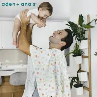 在飛比找momo購物網優惠-【aden+anais】經典多功能包巾4入(蔬果派對)