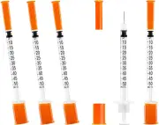 0.5ml 31Ga 1/4-Inch (6mm) Disposable Syringe, Sterile Individually Wrapped