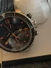 TISSOT SEASTAR 1000 AUTOMATIC WATCH CHRONOGRAPH BLK ORANGE 48MM STAINLESS