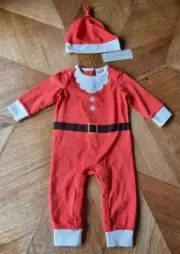Target - Baby Santa Bodysuit /One Piece - Size 00/3-6 Months RRP $16 Christmas