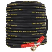 Biswing Pressure Washer Hose 50FT with 3/8 Inch Quick Connect High Tensile Wi...