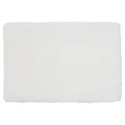 ALMTJÄRN bath mat, white, 60x90 cm
