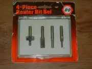Black & Decker U-2499 Router Bit Set 1/4 inch Shank, New