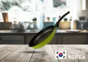 Nonstick 3D Diamond Coating Wok Frying Pan Cookware 11'' (28cm)-MADE IN KOREA