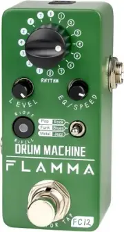 Metal Drum Machine Guitar Pedal: 48 Grooves, 6 Genres, Real-time Control