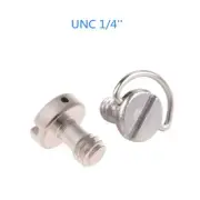 1/4" Screw with D for Camera Tripod / Monopod / Quick Release Plate