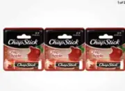 3 Pack Chapstick Crisp Apple .15 oz Lip Balm Fresh Sealed