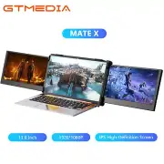 Dual Portable Monitor Triple Fold 1080P IPS FHD 1080P Screen Extender For Laptop