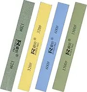 CWOVRS 4PCS Sharpening Stone Replacement Kit, Original Whetstone Kit for Ruixin pro Knife Sharpener Professional Knife Sharpening system Fix-angle Kitchen Chef Grindstones 120#, 320#, 600#, 1500#