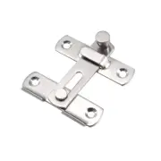 Flip Door Latch 201 Stainless Steel 51x48mm Gate Latch Hasp Slide Lock 3 Pcs
