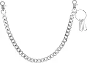 [SynHHergyx] Wallet Chains for Men, Hip Hop Punk Pants Chain Metal Goth Belt Chain Jean Chains for Men Women Clothing Accessories, Medium