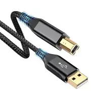sweguard Printer Cable 20ft, USB 2.0 Printer Cable USB-A to USB-B Cable, High