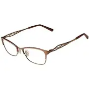 NEW FLEXON LUCILLE 249 Camel Eyeglasses 52mm with Titanium Bridge & Case