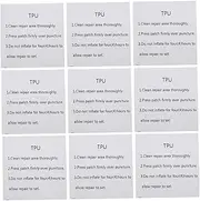 CAXUSD Inflatable Pool Floats Fun Repair Kit 20 Sheets of 5x5cm Air Mattress Adhesive Patches for Repair Tape