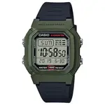 【CASIO】十年電力高防水運動腕錶-綠 (W-800HM-3A)正版宏崑公司貨