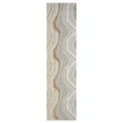 Amber Earthy Modern Runner - 185 Stone