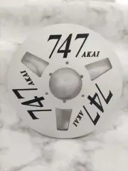 One Pair AKAI silvery 1/4" 10.5" aluminum Tape Reel NAB.HUB For Tape Recorders