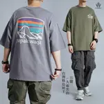 【YIJIAYI】台灣特色短T 大霸尖山 T恤 圖案上衣 圖T 短袖 上衣 寬鬆落肩(SB149)