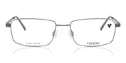 Flexon Larsen 600 033 Men's Glasses Grey Size 55 - Private Health Rebate - Blue Light Block Available