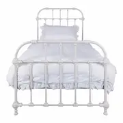 Manor King Single Bed White