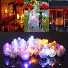 Party Decoration Decor Light Glow Paper Lantern Round Flash Ball LED Balloon