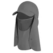 Outdoor UV Protection Sun Hat Neck Face Flap Wide Brim Cap for Fishing Hiking US